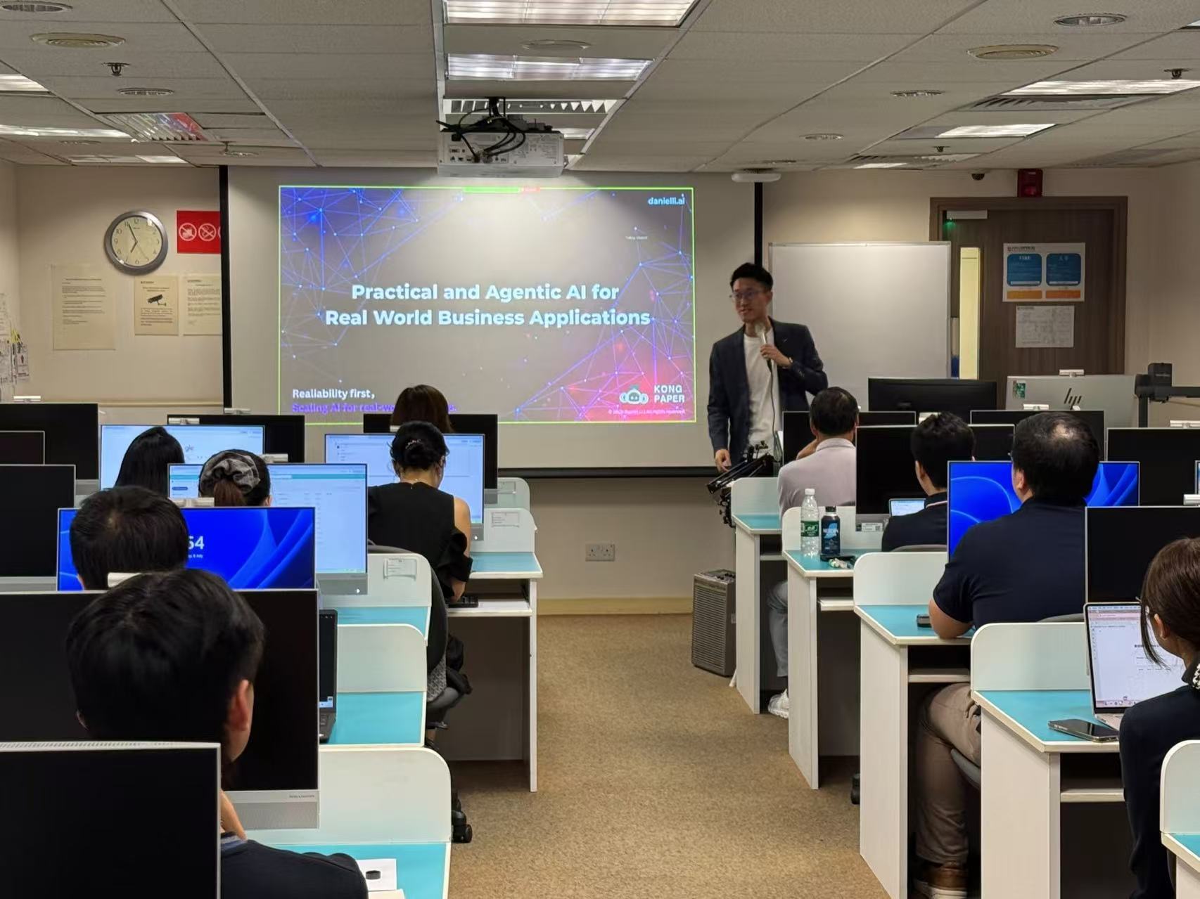 HKU SPACE Agentic AI 分享講座現場
