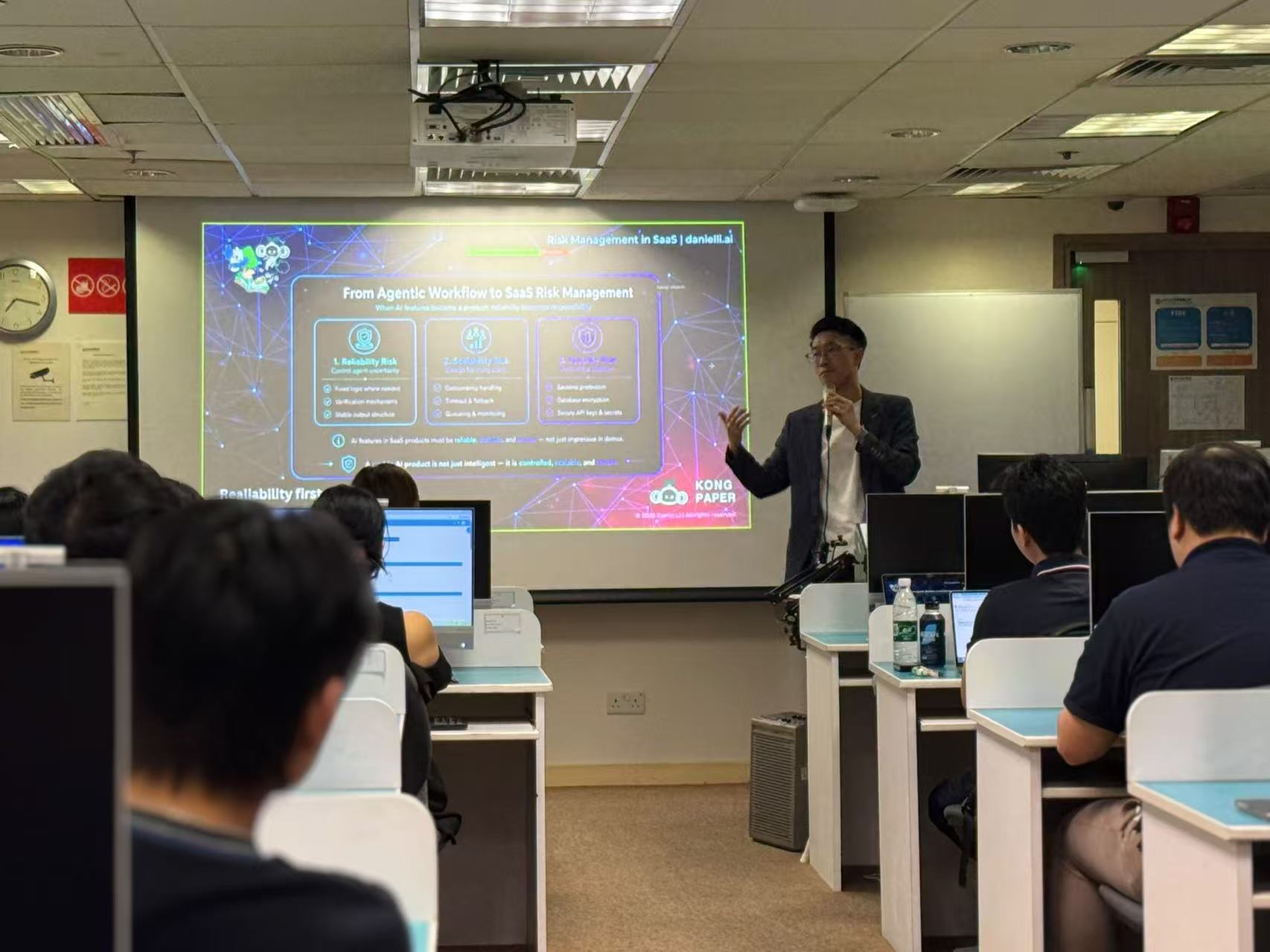 HKU SPACE Agentic AI 課堂講解現場